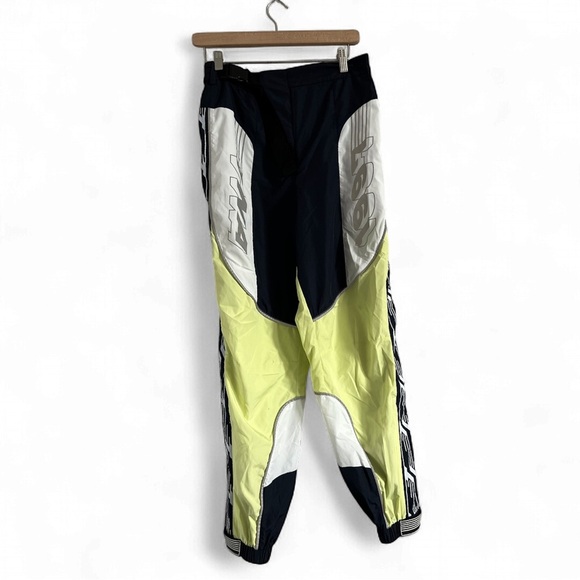 TNA Black and Yellow Graphic Raver Pants - Picture 1 of 3